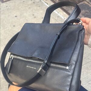 Givenchy Black Leather Shoulder Bag